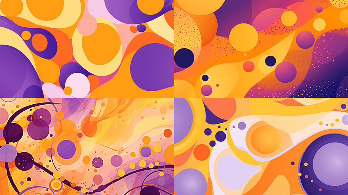 Best Midjourney Prompt for powerpoint presentation background and corporate materials,, abstract swirls of circle