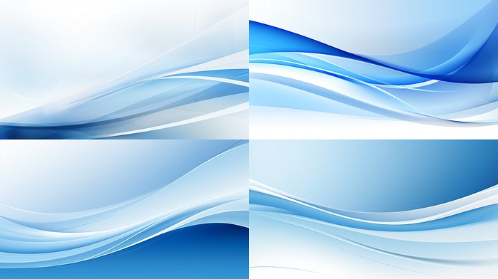 Best Midjourney Prompt for powerpoint presentation background and corporate materials, basic corporate blue background